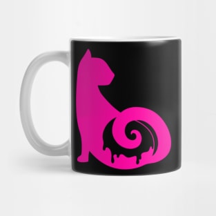 Hot Pink CattBon Logo Mug